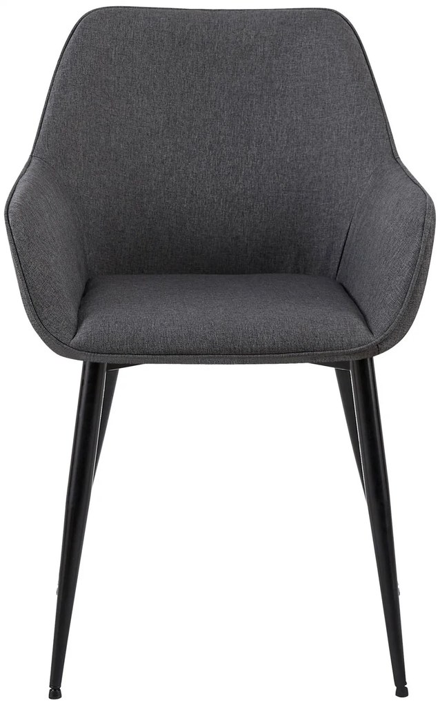 Jedálenská stolička látka Vessa - tmavošedá
