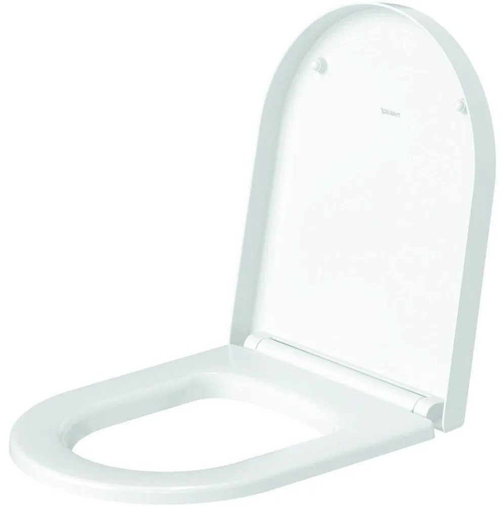 DURAVIT ME by Starck WC sedátko so sklápacou automatikou - Softclose, odnímateľné, tvrdé z Duroplastu, biela matná, 0020092600