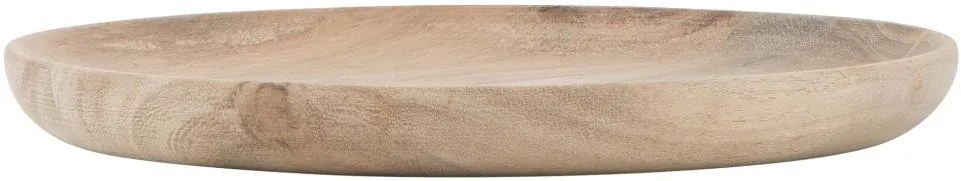 Podnos z akáciového dreva, priemer 25 cm