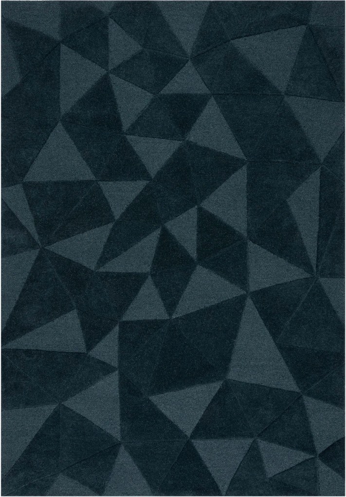 XXXLutz VLNENÝ KOBEREC, 120/170 cm modrá Flair Rugs - Online Only bytové doplnky - 003165034802
