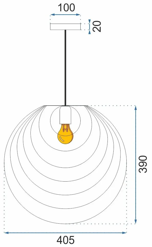 Toolight - Moderná stropná lampa APP427-1CP, ružové zlato, OSW-00559