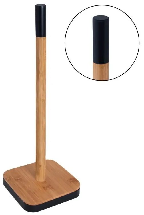 Erga Erga, zásobník na toaletný papier, čierna-hnedá, ERG-YKA-P.SP2-B