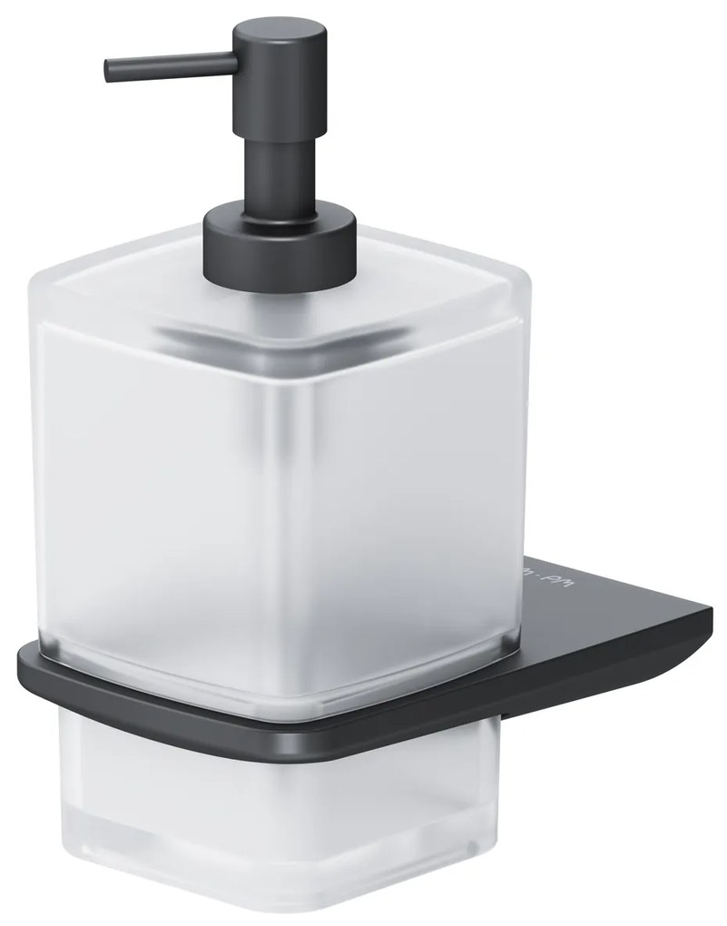 Dávkovač mydla AM.PM Inspire 2.0 AIB36922 nástenný, sklo, čierny