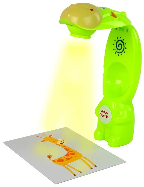 Lean Toys Detský projektor na kreslenie - zelený