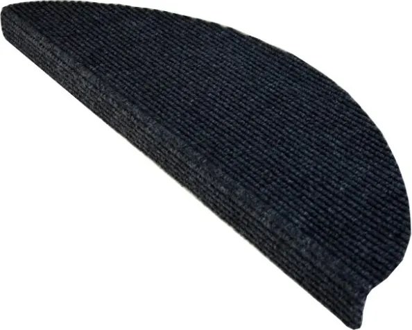 Vopi Nášľapy na schody Quick step antracit polkruh, samolepiaci - 24x65 polkruh (rozmer vrátane ohybu)