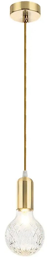 Toolight - závesná lampa Retro Gold G9 APP649-1CP, zlatá, OSW-08160