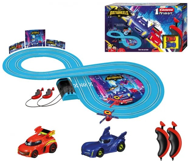 Pretekárska dráha Carrera First 20063047 Batwheels 2,4 m
