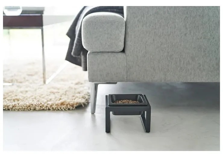 Keramická miska s podstavcom pre domáceho maznáčika Tower – YAMAZAKI