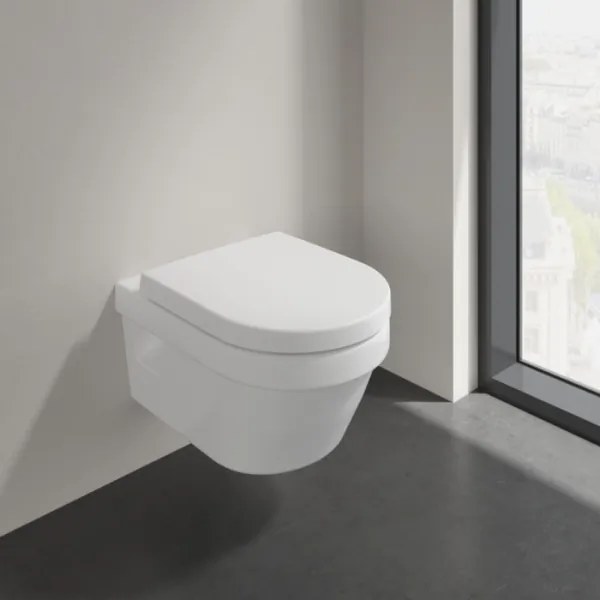 Villeroy & Boch 5684HRR1 - Závesné WC so sedátkom SoftClose ARCHITECTURA keramika/biela