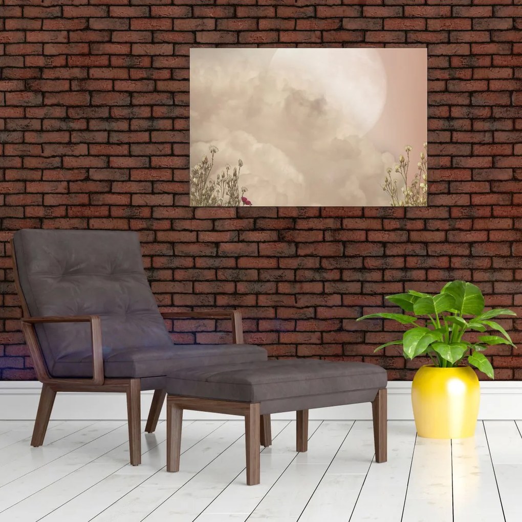 Obraz - Ružový spln (90x60 cm)