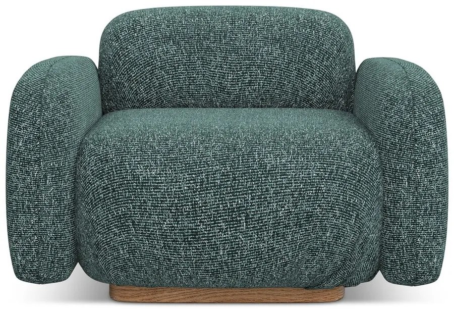 Tyrkysovomodré kreslo Ailani – Makamii