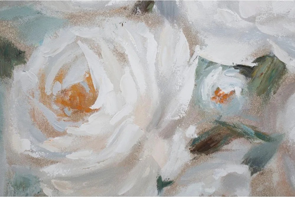 Ručne maľovaný obraz 80x100 cm Flower – Mauro Ferretti