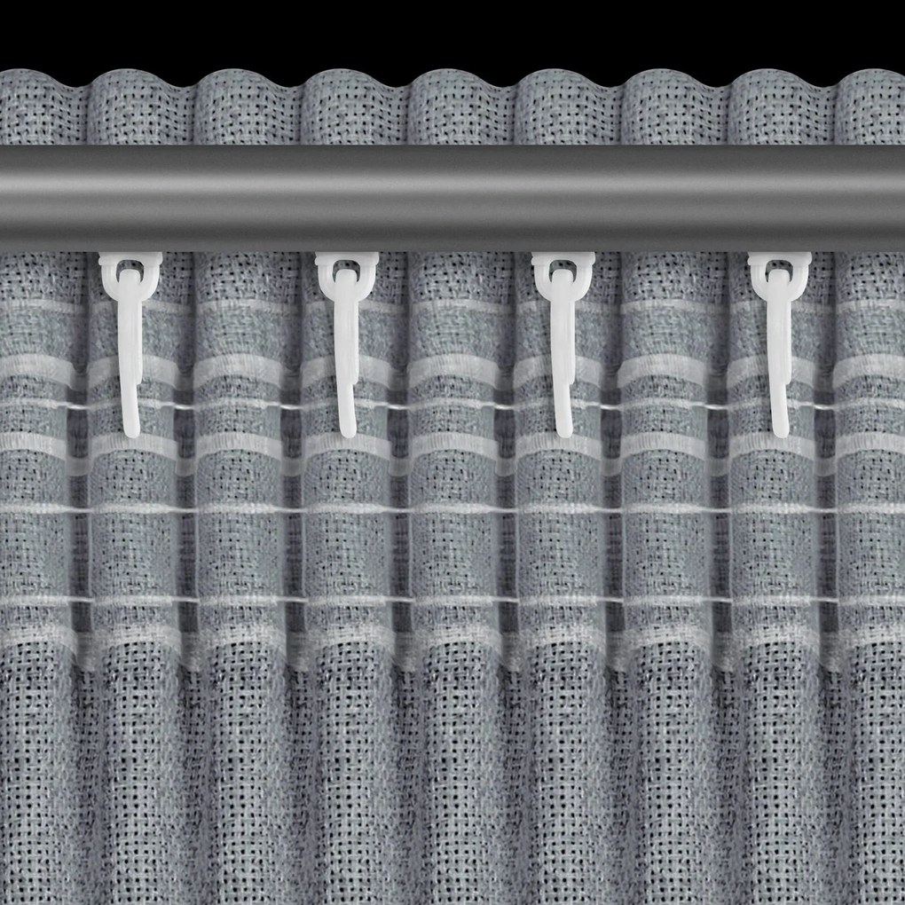 ZÁVES NA PÁSKE JULA2 140X270 CM MODRÁ