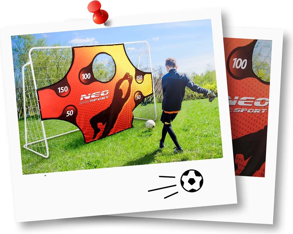 Neo-Sport Futbalová bránka 300 x 200 x 90 cm NS-496