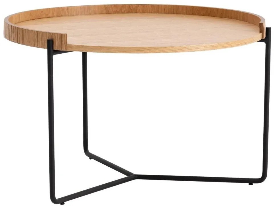 Odkladací stolík Mandy Natural, 2 ks
