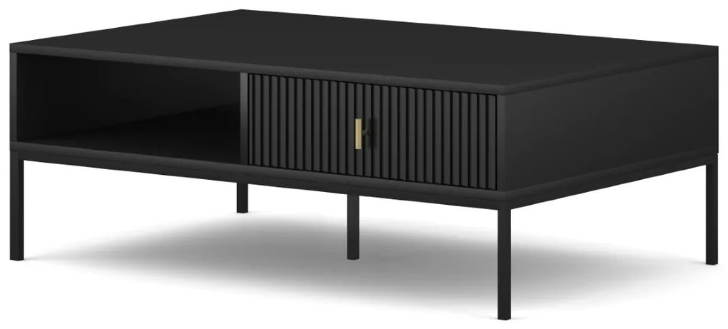 Konferenční stolek Maggiore 104 cm černý/zlatý