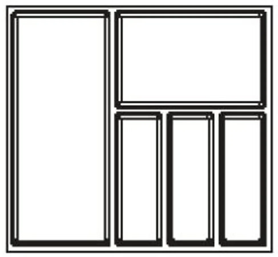 Agoform Príborník Sky 500/60 522 x 474 mm antracit