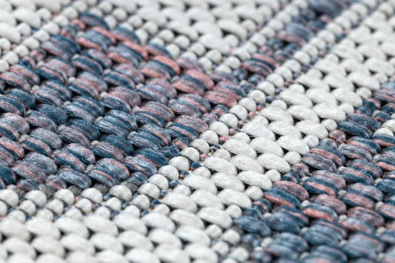 Dywany Łuszczów Kusový koberec Sion Sisal Aztec 3007 blue/pink/ecru – na von aj na doma - 160x220 cm