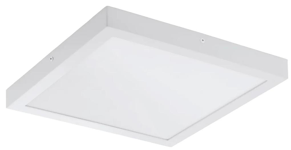 EGLO Prisadené LED svietidlo FUEVA 1, hranaté, biele