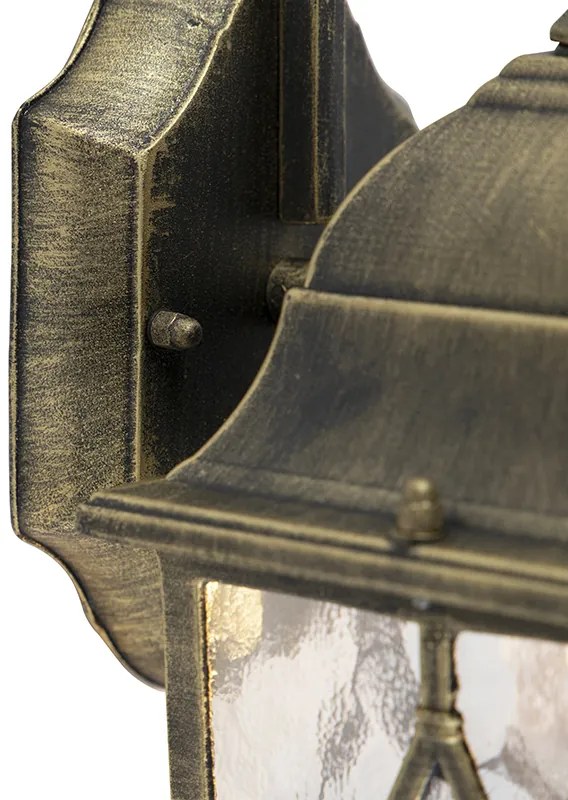 Inteligentná romantická vonkajšia nástenná lampa bronzová vrátane Wifi A60 - London