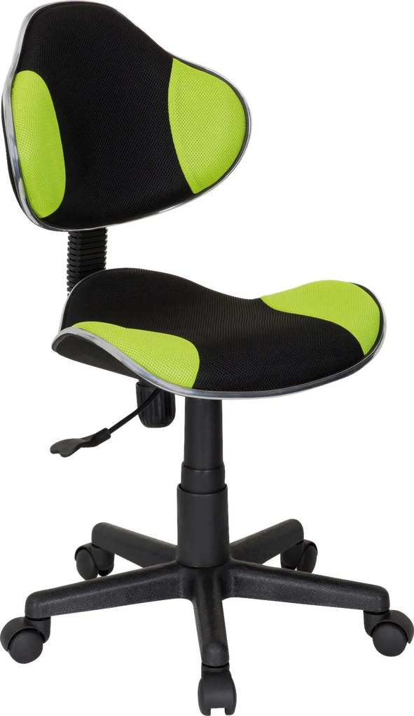 XXXLutz OTOČNÁ STOLIČKA PRE MLÁDEŽ, zelená, čierna MID.YOU - Online Only detský nábytok - 001918001604