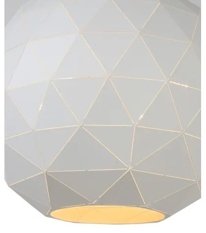 Lucide 21409/40/31 - Závesné svietidlo OTONA 1xE27/60W/230V biela