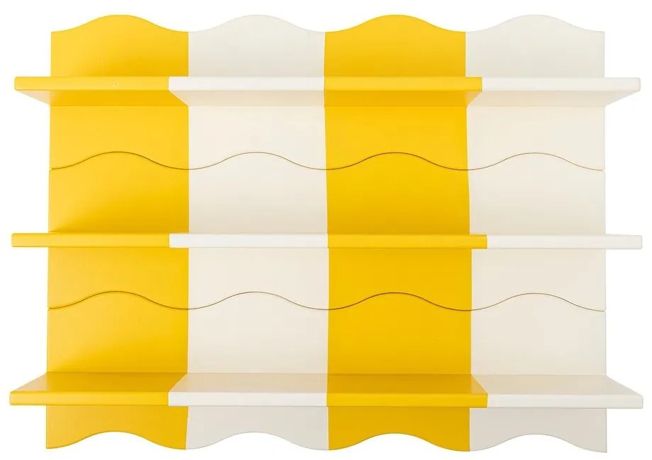 Žltá/biela detská polica 80 cm Bubbi – Bloomingville Mini