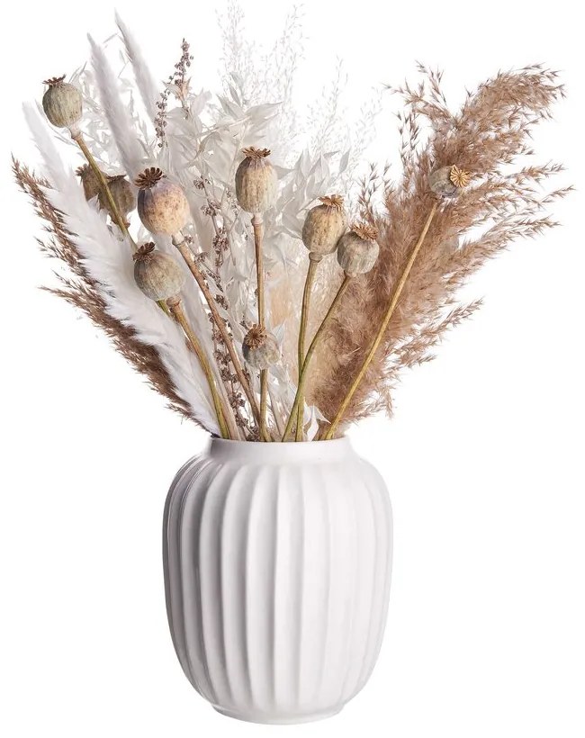 Butlers LIV Keramická váza 16,5 cm - biela