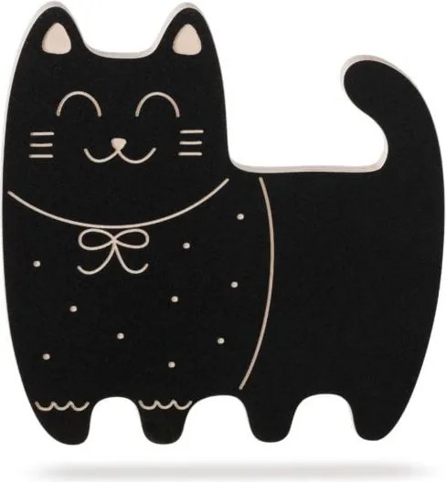 Drevená kriedová tabuľa kocúr Filip