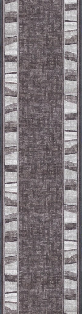 Protišmykový behúň na mieru Linea 97, šíre 100 cm, šedá, chodba / predsieň, Associated Weavers