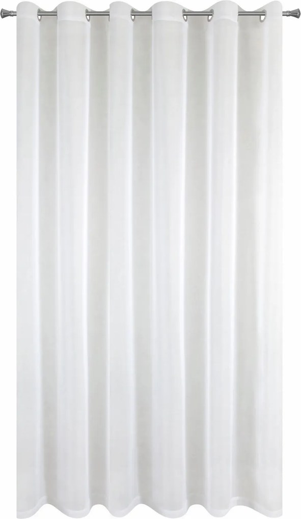 ZÁCLONA NA KRÚŽKOCH LUCY 300X250 CM BIELA