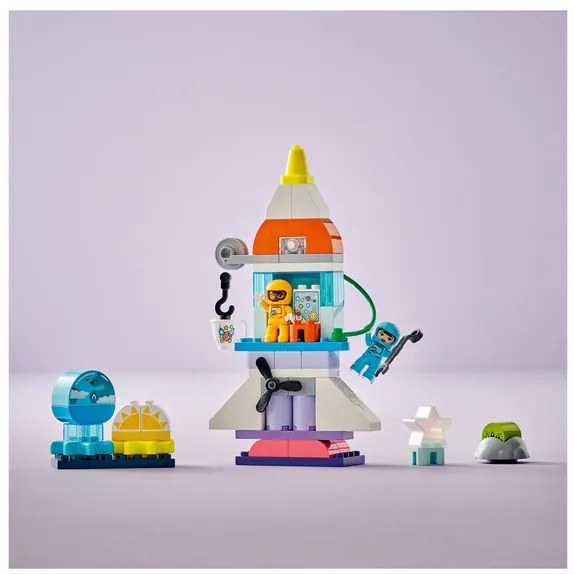 Lego® Duplo® 10422 Vesmírne dobrodružstvo s raketoplánom 3 v 1 (100378799)
