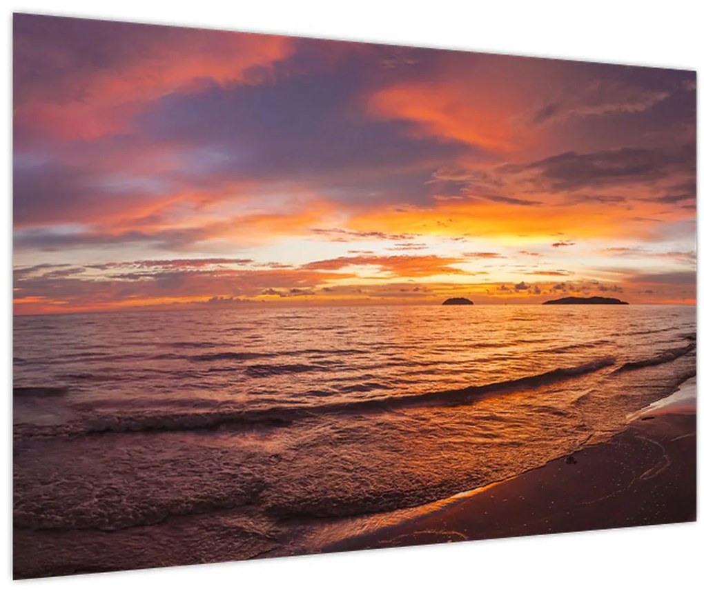 Obraz - Západ slnka (90x60 cm)