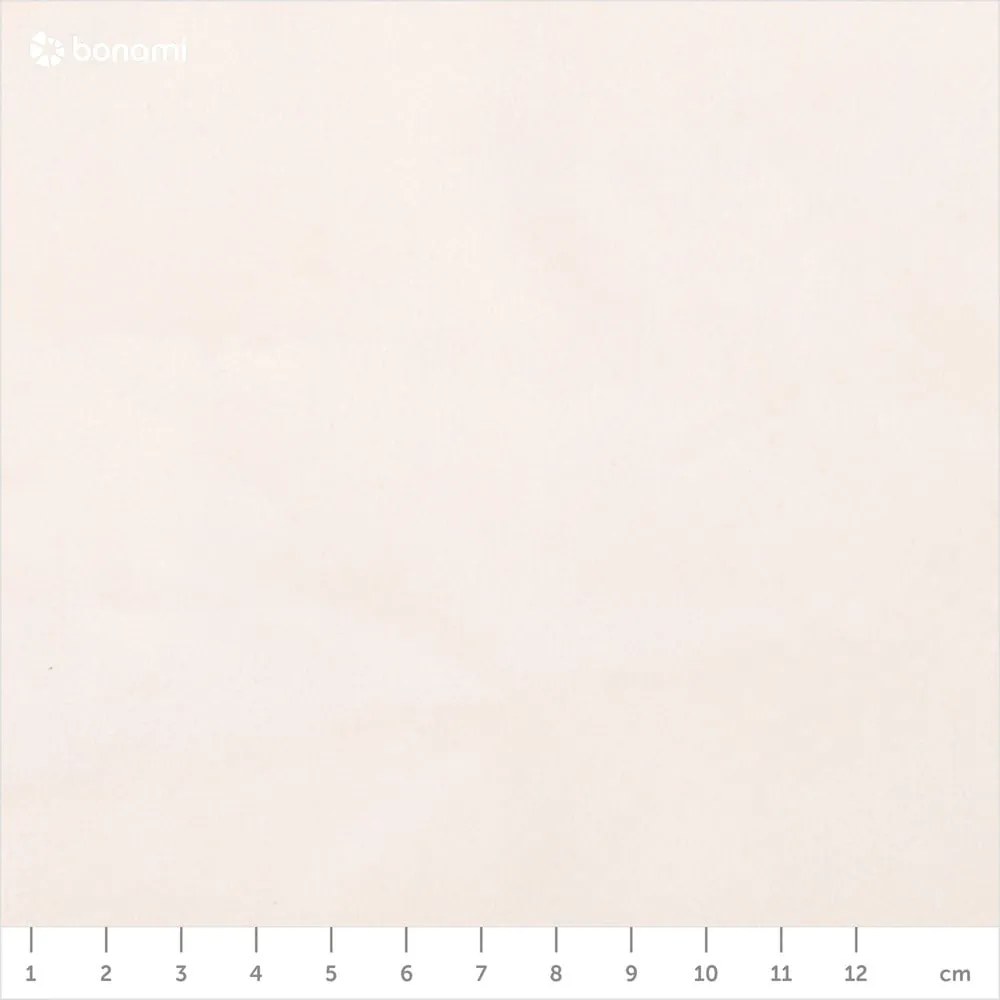 Krémovobiela čalúnená dvojlôžková posteľ s úložným priestorom s roštom 180x200 cm Anani – Makamii