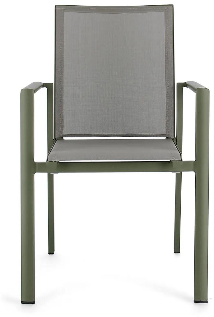 Záhradná stolička norro zelená MUZZA