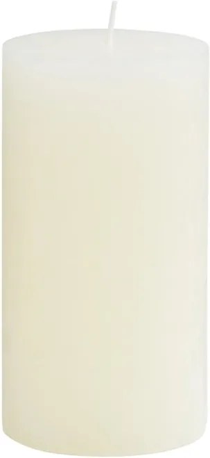 RUSTIC Sviečka 13 cm - krémová