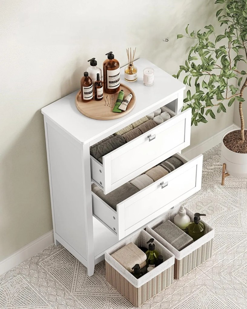 Koupelnová skříňka Vasagle Norah bílá