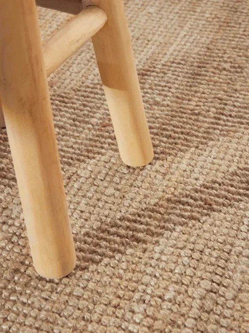 Koberec Hanse Home Bouclé Jaipur naturálny / zlatý kruh