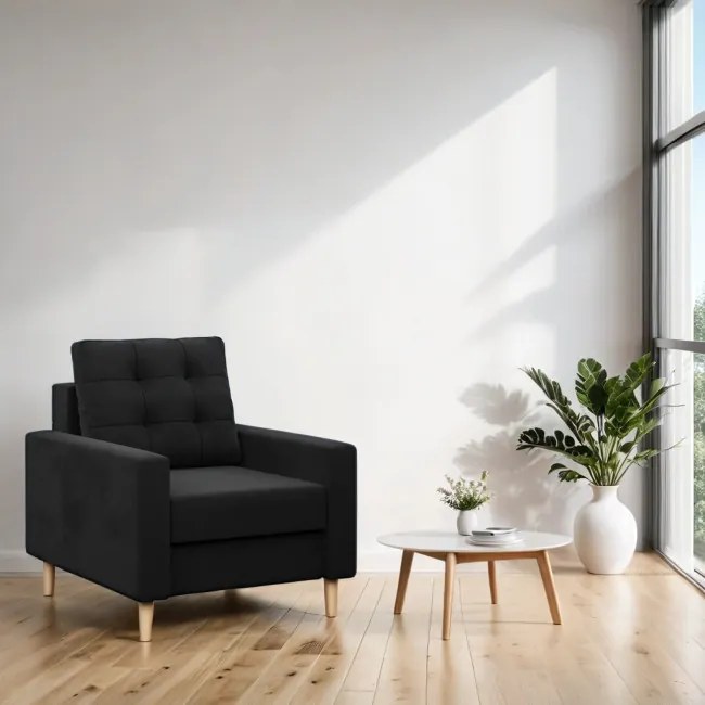 Kreslo BLANK Comfort čierne