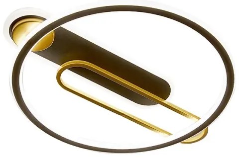 LED Stmievateľné stropné svietidlo LED/60W/230V 3000-6500K čierna + diaľkové ovládanie