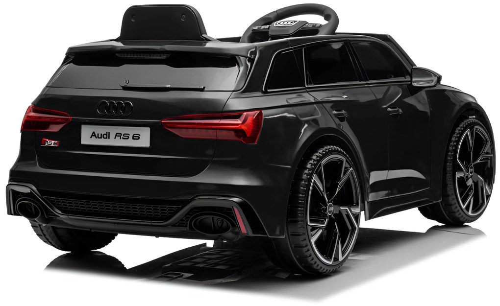 Elektrické autíčko Audi RS 6 čierne