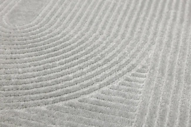 Koberec MISHA J087A svetlosivý / tmavosivý