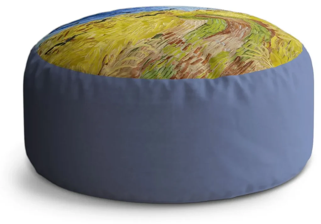 Sablio Taburet Circle Pšeničné pole s vranami - Vincent van Gogh: 40x50 cm