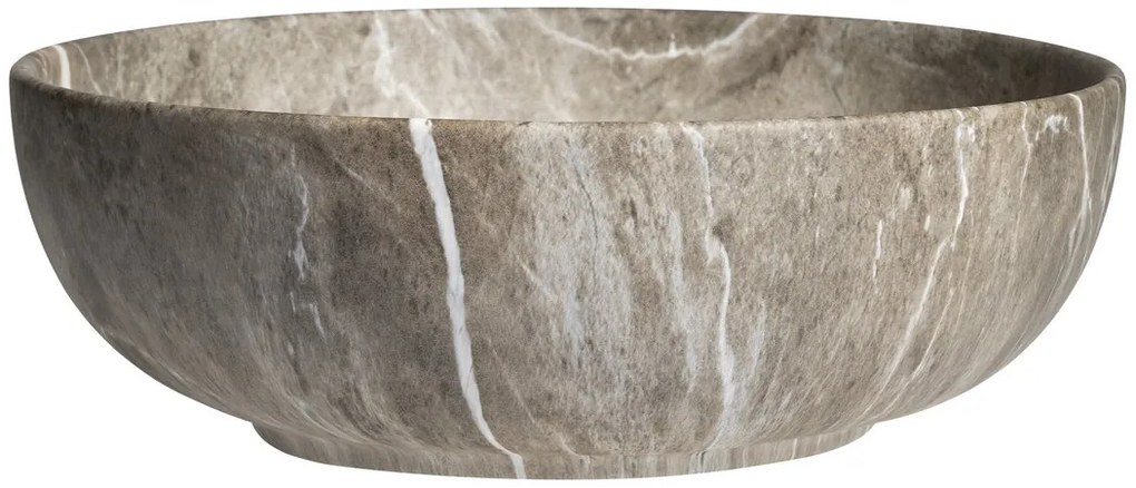 Sapho Sapho, RONDANE keramické umývadlo na dosku priemer 41cm, breccia marmor, AR435BM