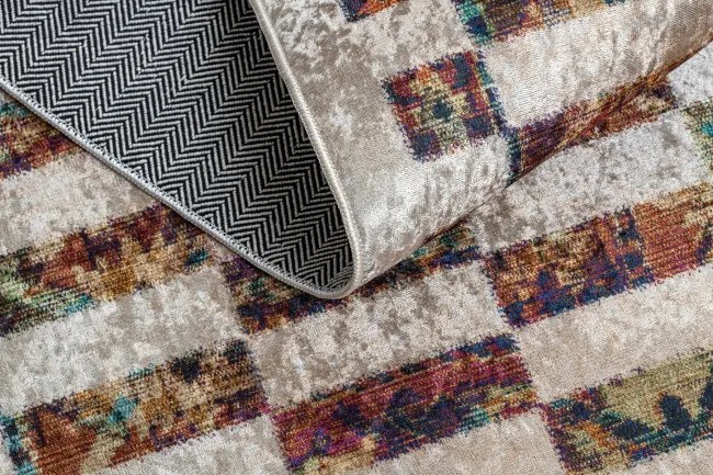 Protišmykový koberec / behúň ANDRE 43780 béžový / terakota