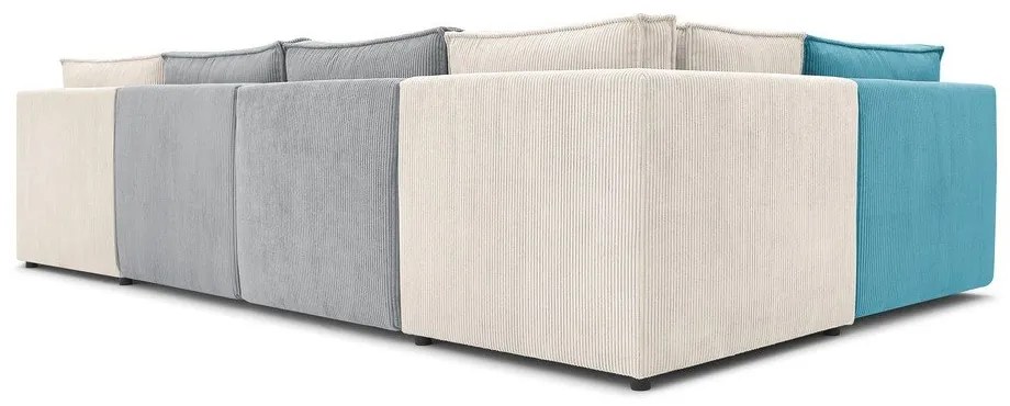 Menčestrová rohová pohovka (do tvaru "U"/variabilná) Nihad modular – Bobochic Paris