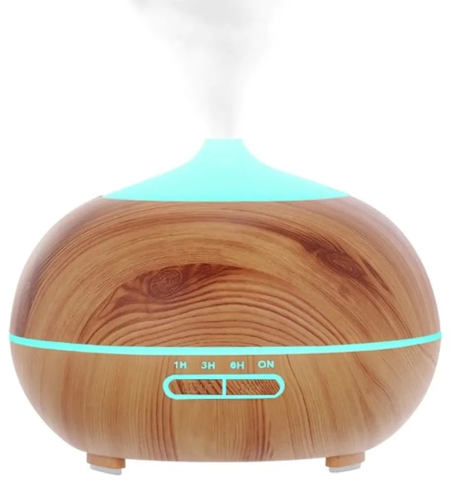 Aroma difuzér a zvlhčovač vzduchu + diaľkové ovládanie, 400ml LB23510