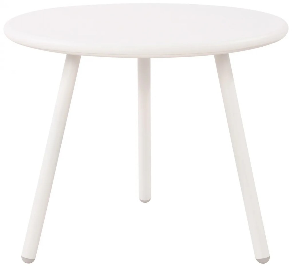 Konferenčný stolík Berea - v40 x Ø50 cm - Biela