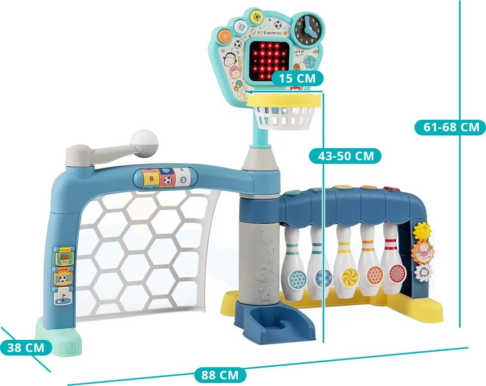 Krytá športová hala pre 5-členné tímy