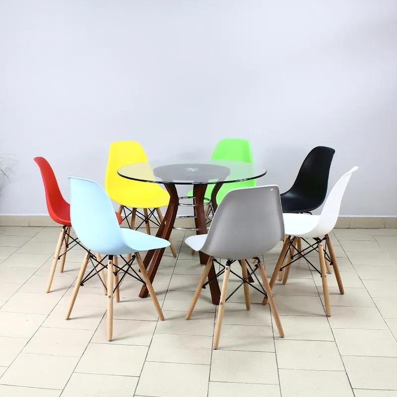 Dekorstudio Dizajnová stolička ENZO X oranžová Počet stoličiek: 4ks